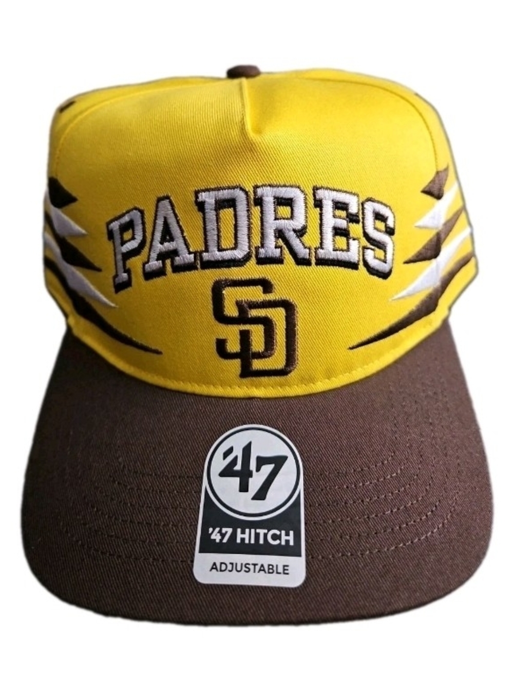 San Diego Padres Diamond Cut ‘47 Hitch Adjustable Snapback Hat New With Tags